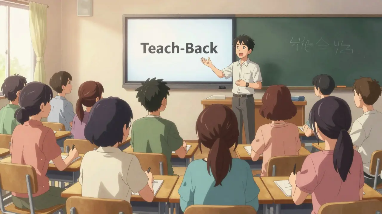 Diverse community members participating in an interactive health education workshop